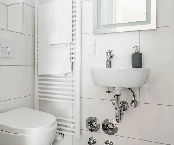 公寓 Kinderklinik 600m Zum Bahnhof 2a 锡根